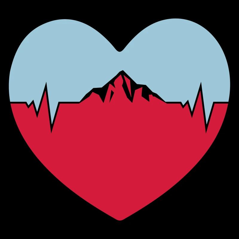 ich liebe berge puls herz