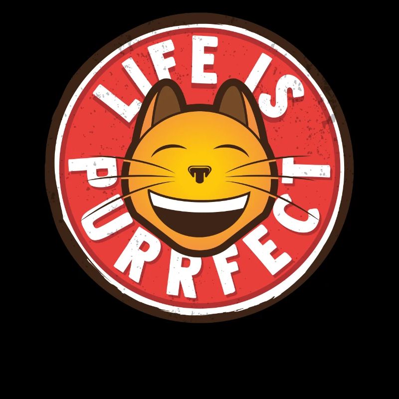 Thinking cat positively