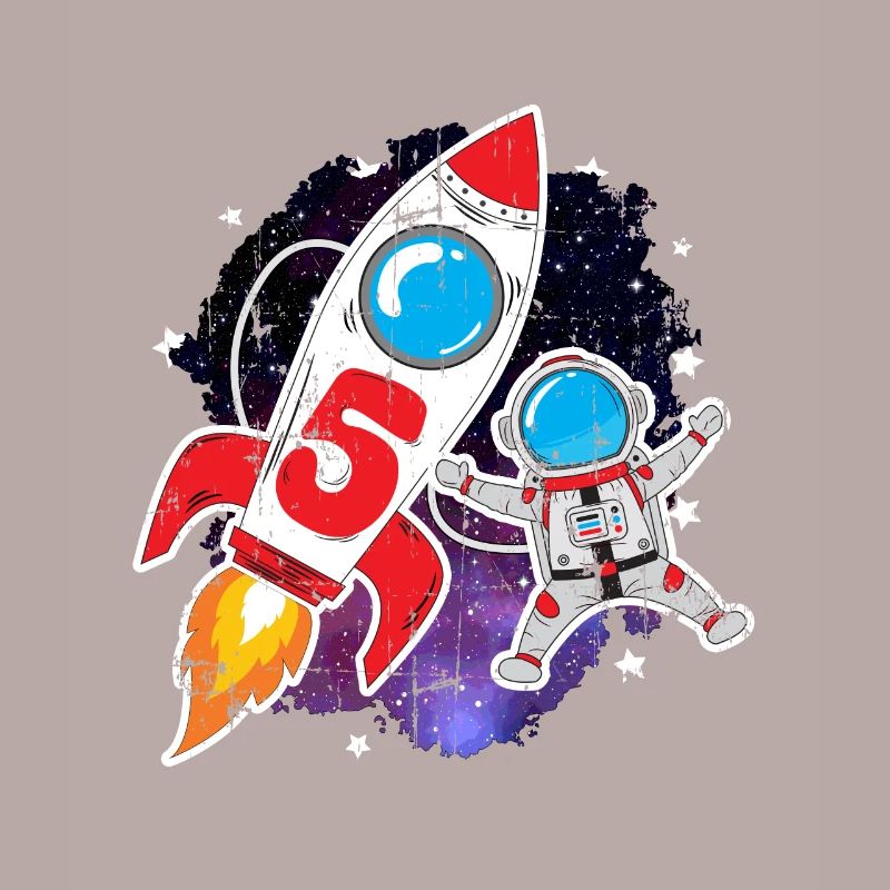 Rocket 5th Birthday Space Astronaut