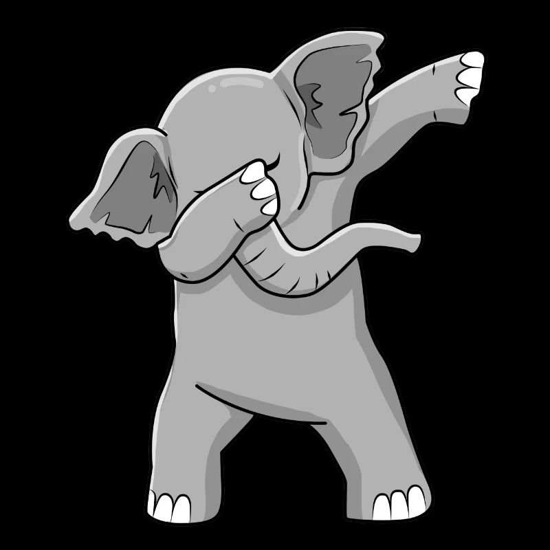 Dabbing Elephant Gift Dab Dance Dancing