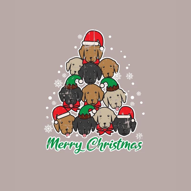 Arbre de Noël Doberman