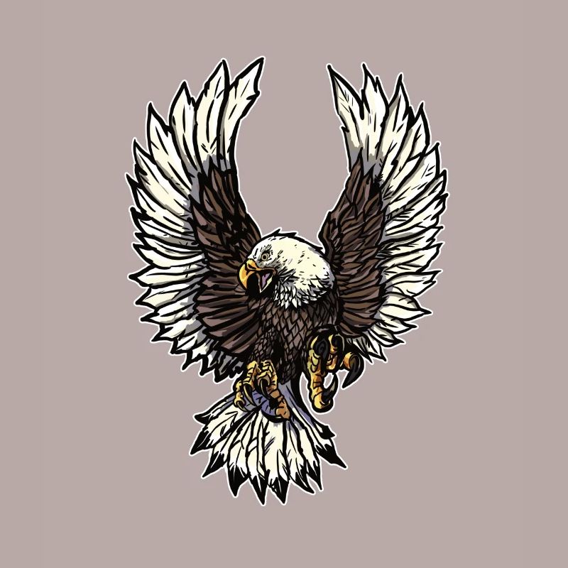 Eagle Adler Adlerkopf Geschenk Biker