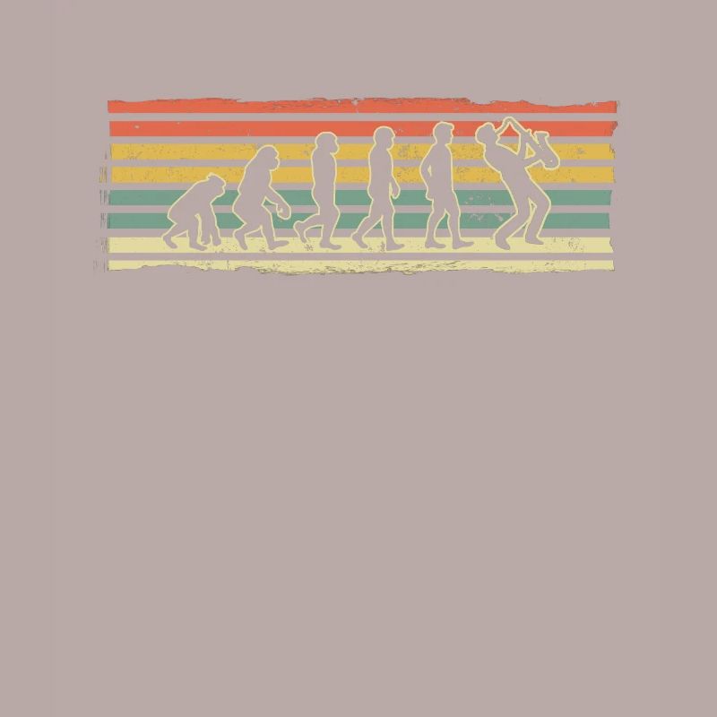 Saxophon Spieler Geschenk Spaß Evolution eines