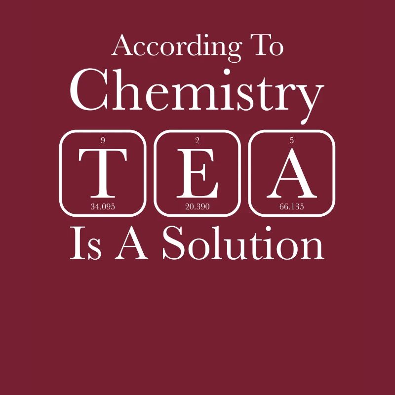 Solution de thé de chimie