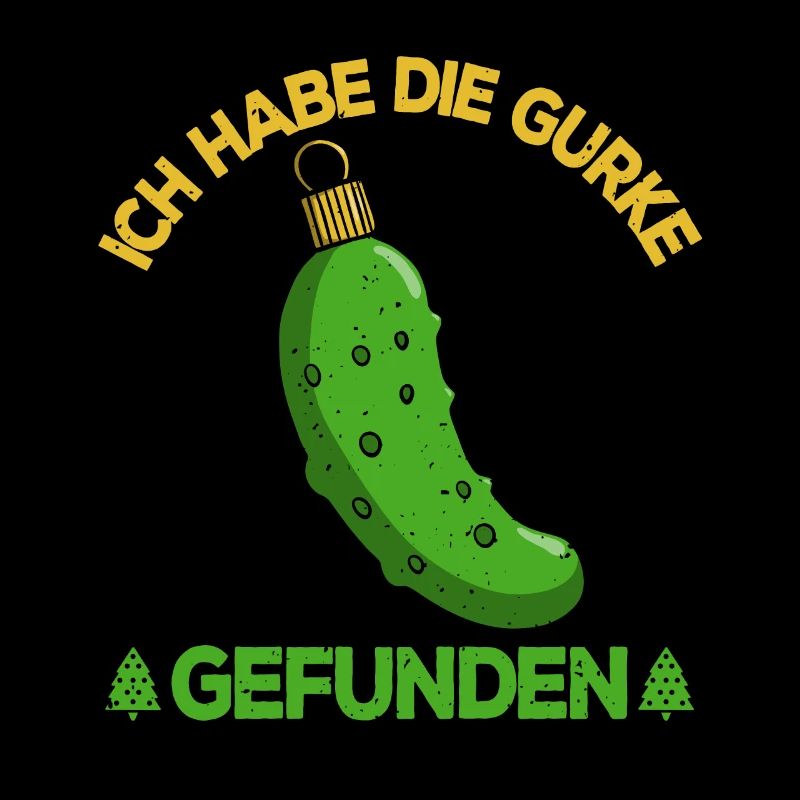 Lustige Weihnachtsgurke Weihnachtsbaum Gurke
