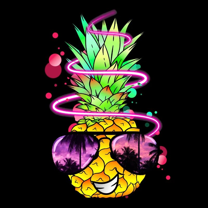 Pineapple cool colorful tangy
