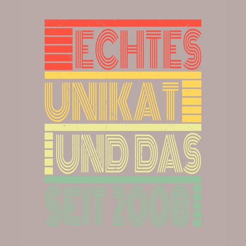 Echtes Unikat Seit 2008 Geboren 2008 Geburtstag