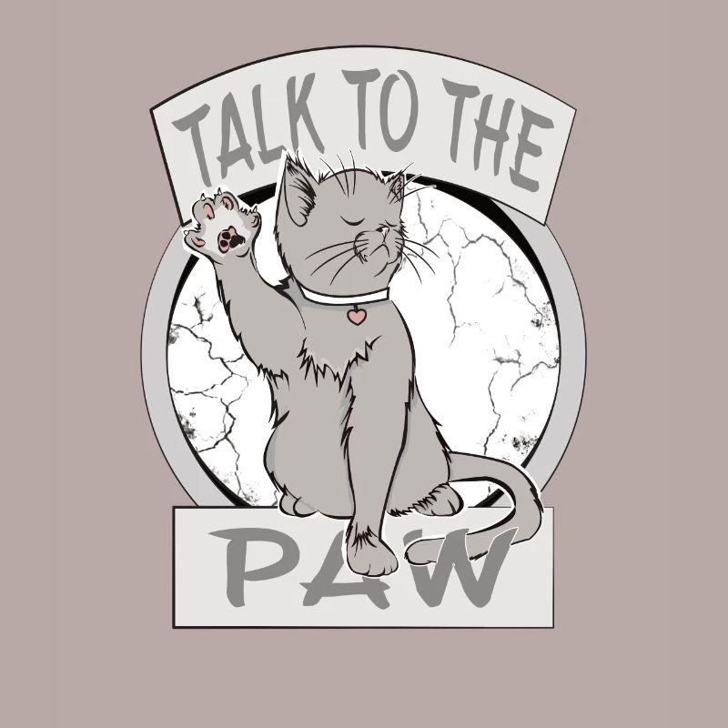 Sprich zu der Pfote Katze Geschenk