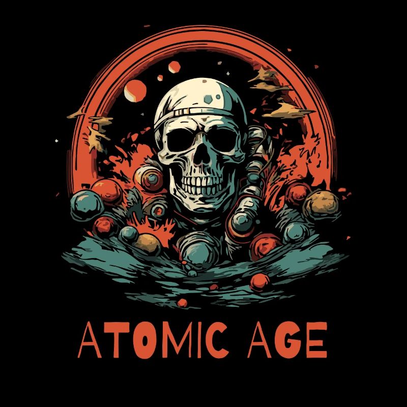 Atomic Age Skull