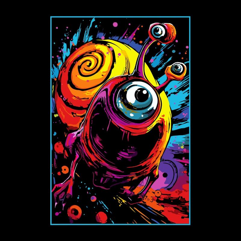 L’escargot d’acide extraterrestre atomique