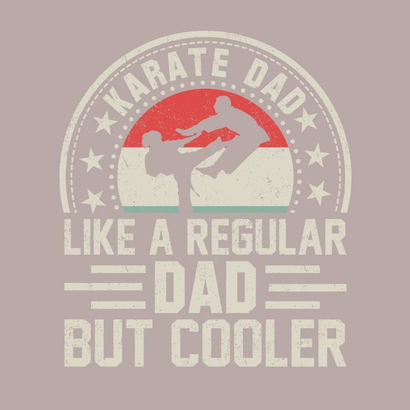 Karate Papa wie ein normaler Papa, nur cooler