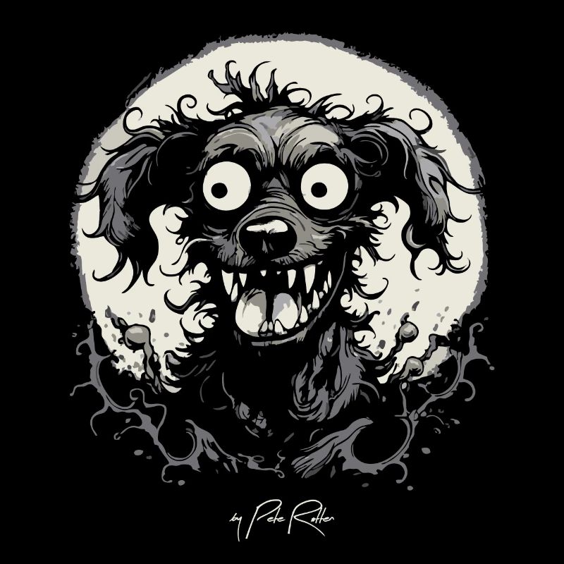 Horror dog from hell