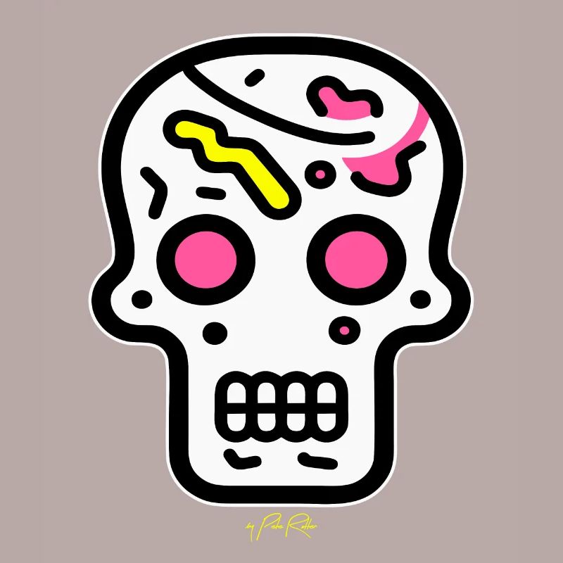 Pop Art Skull
