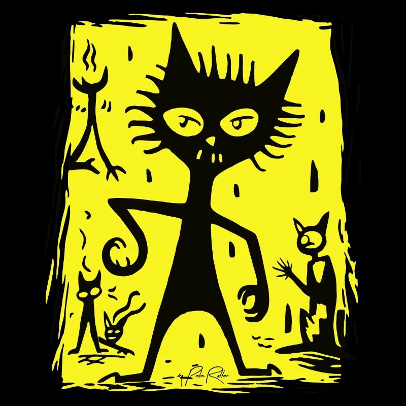 Chat démoniaque de l’enfer