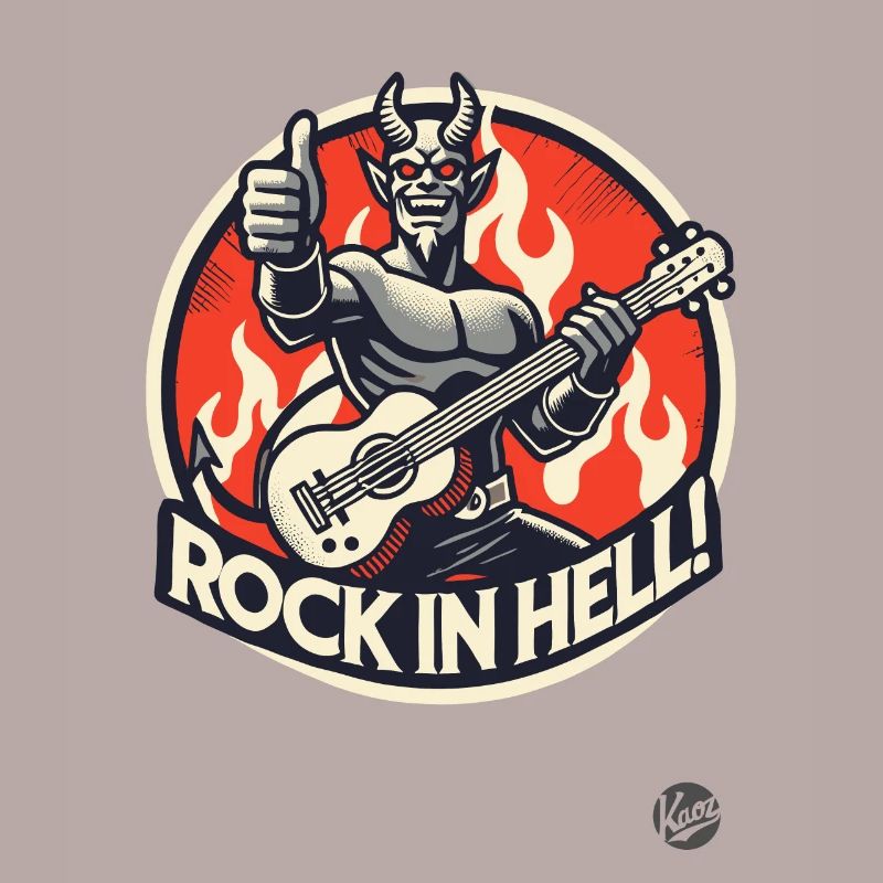 Devilish Guitar Player – Rock in Hell