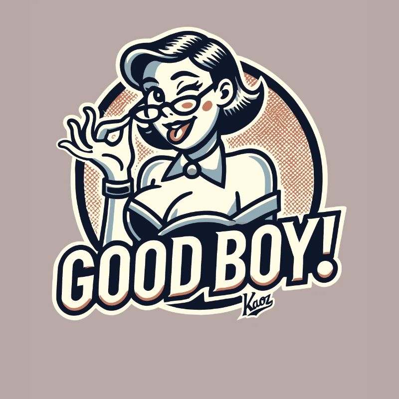 Beautiful strict nerd lady: Good boy!