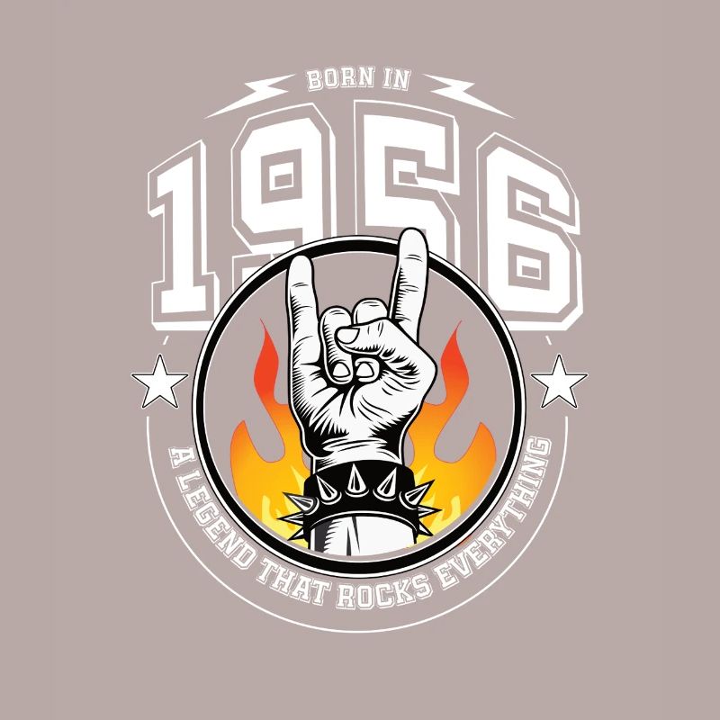 1956 Birthday, rocks everything