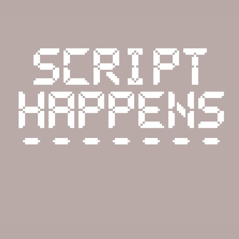 Computerprogrammierskript passiert Programmierer