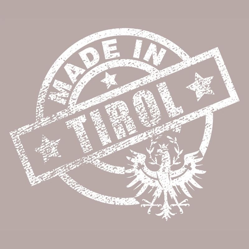 Made in Tyrol Dialect Coat of Arms Eagle Gift