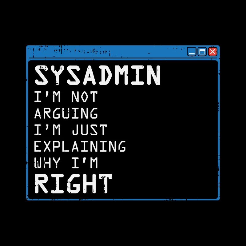 System Admin Administrator computer programmer