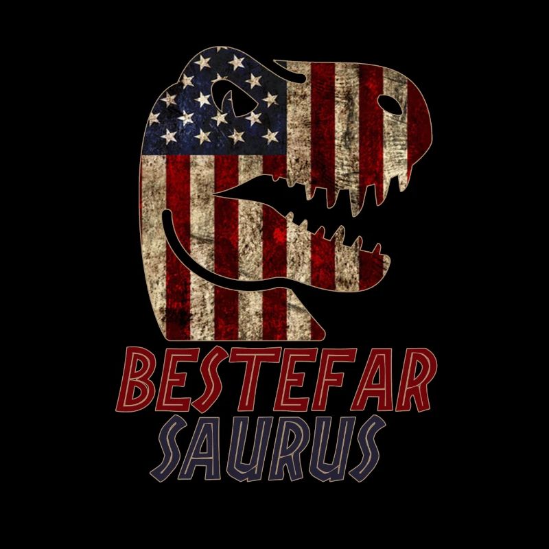 Patriotic Bestefar Dinosaur