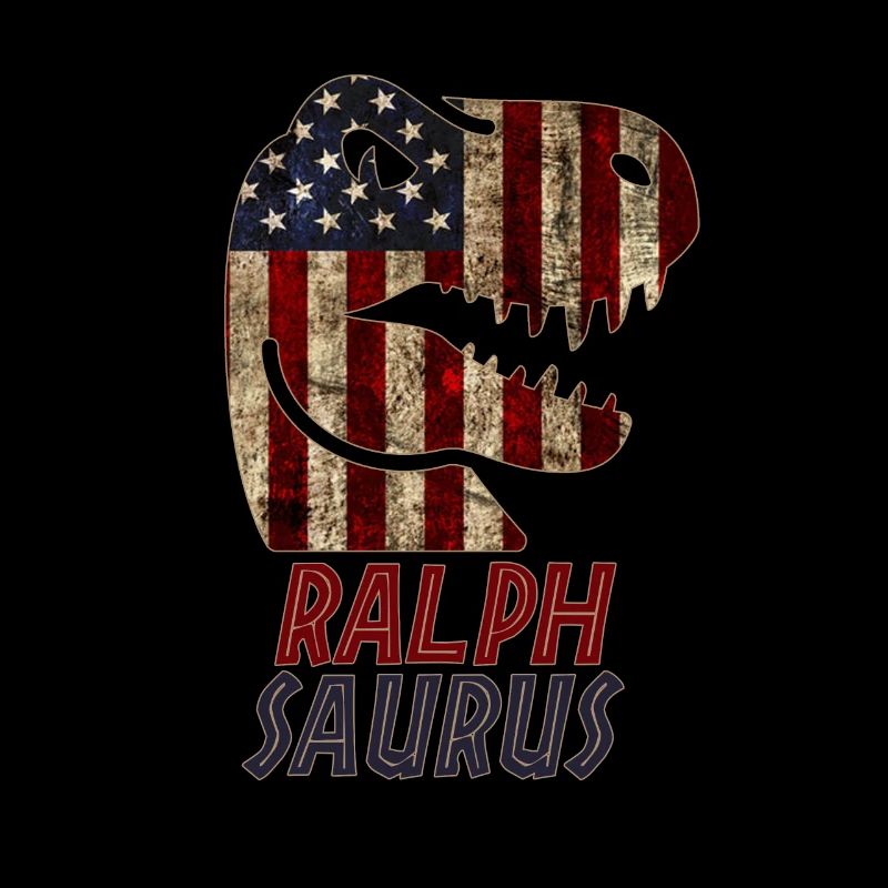 Patriotique Ralph Dinosaur Ralphsaurus
