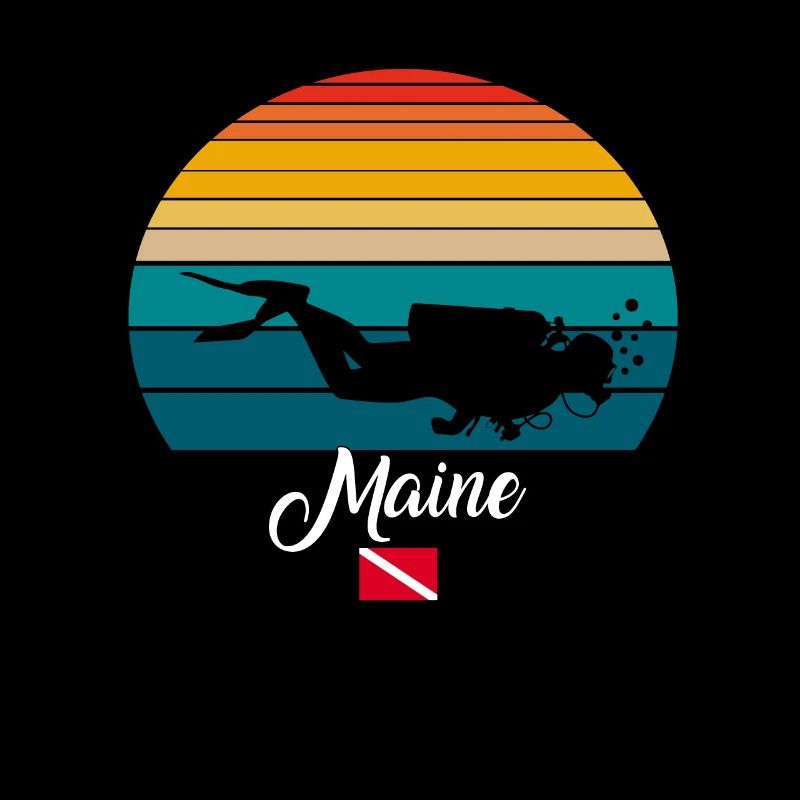Poison de plongée sous-marine du Maine