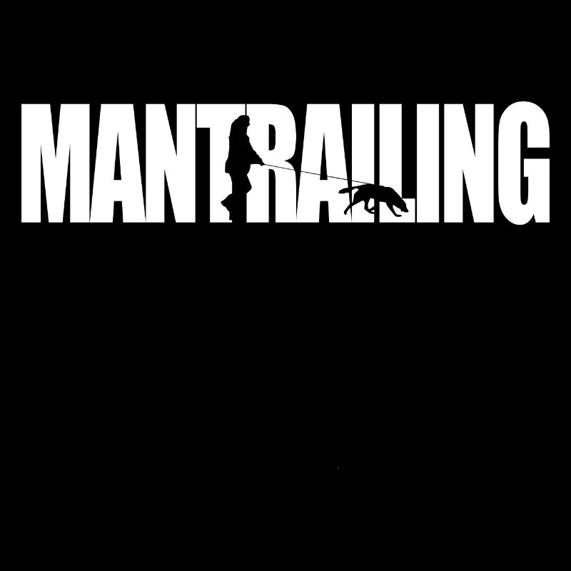 Mantrailing Silhouette Chien de recherche chien
