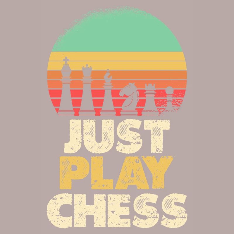 Jouez simplement aux échecs Retro Sunset