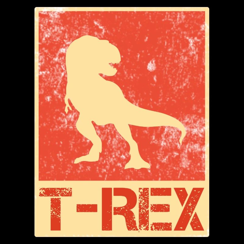 T-Rex Dinosaurier Retro Geschenk