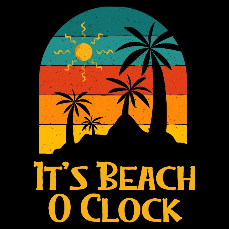 C’est la plage O Clock Vacances Voyage d’été Tropical