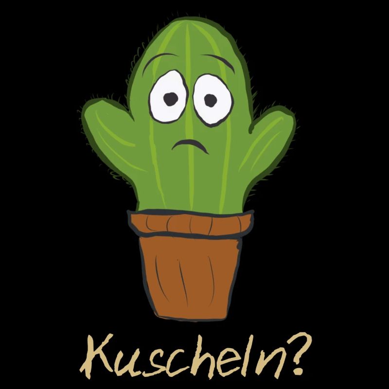 Cactus cuddle, squeeze, hug, gold