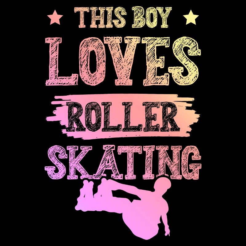 junge liebt roller skates