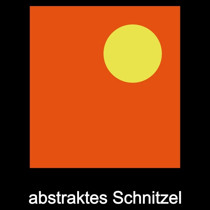 abstraktes Schnitzel, Wiener Schnitzel, Schnitzel,