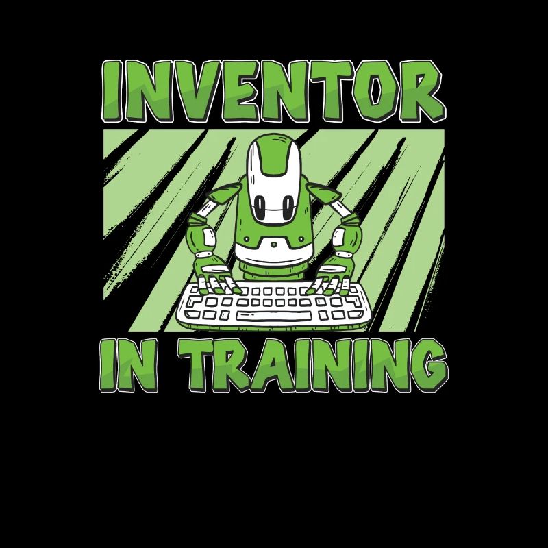 Funny Inventor In Training For A Future Robotics