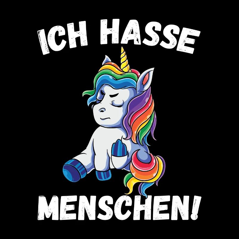 Ich Hasse Menschen Einhorn