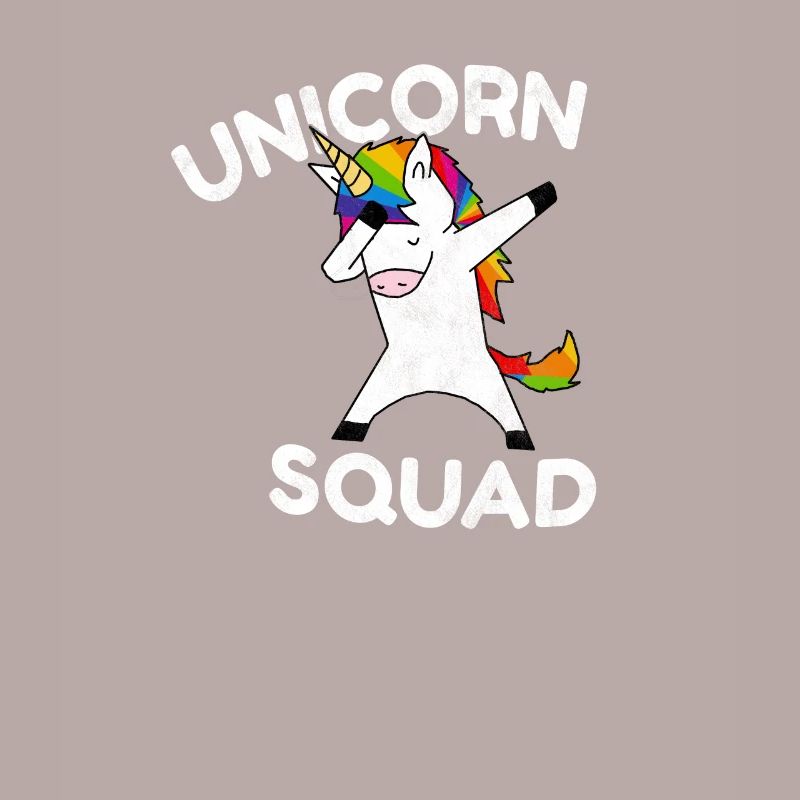 Einhorn Unicorn Squad Einhorn Regenbogen Dab Dabbe