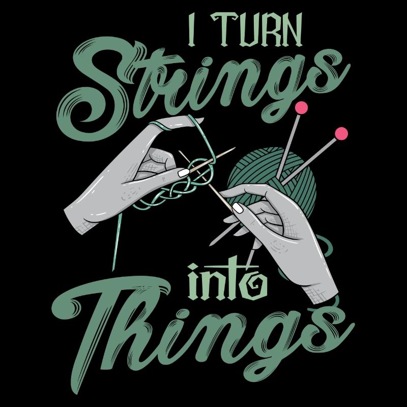 I Turn Strings Into Things Funny Sewing Kitting