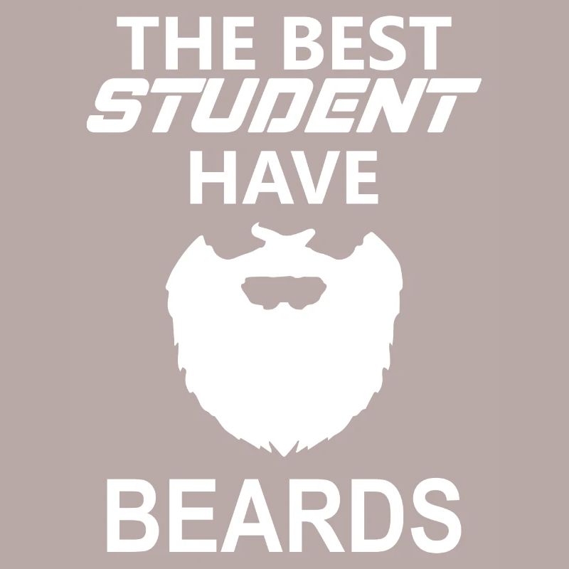 Lustiger Bart Studenten Spruch Geschenk Student