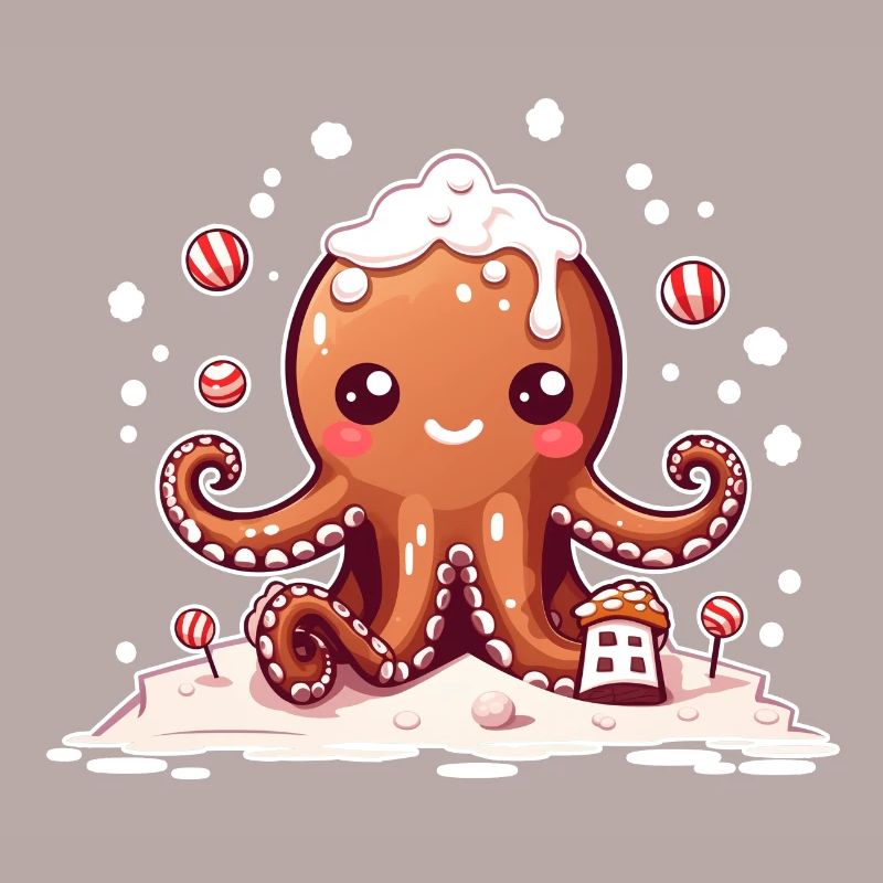 Gingerbread Octopus
