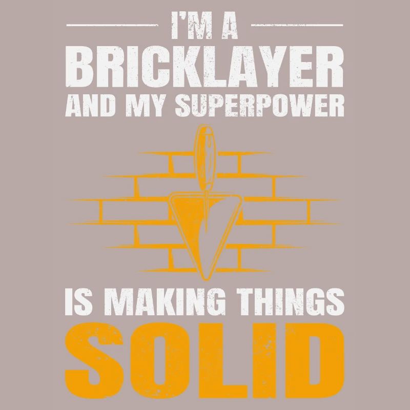 Bricklayer Bricklaying Brick Mason Wall Builder