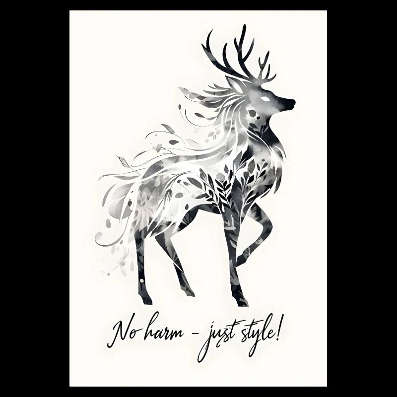 Deer Animal Saying Gift