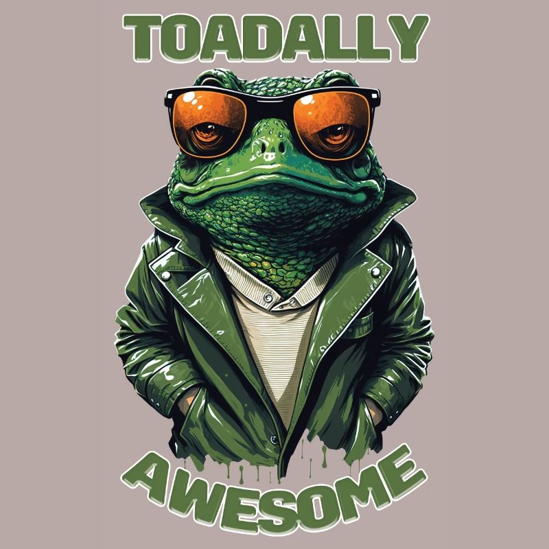 Toadally Awesome - Totally Awesome Cool Toad