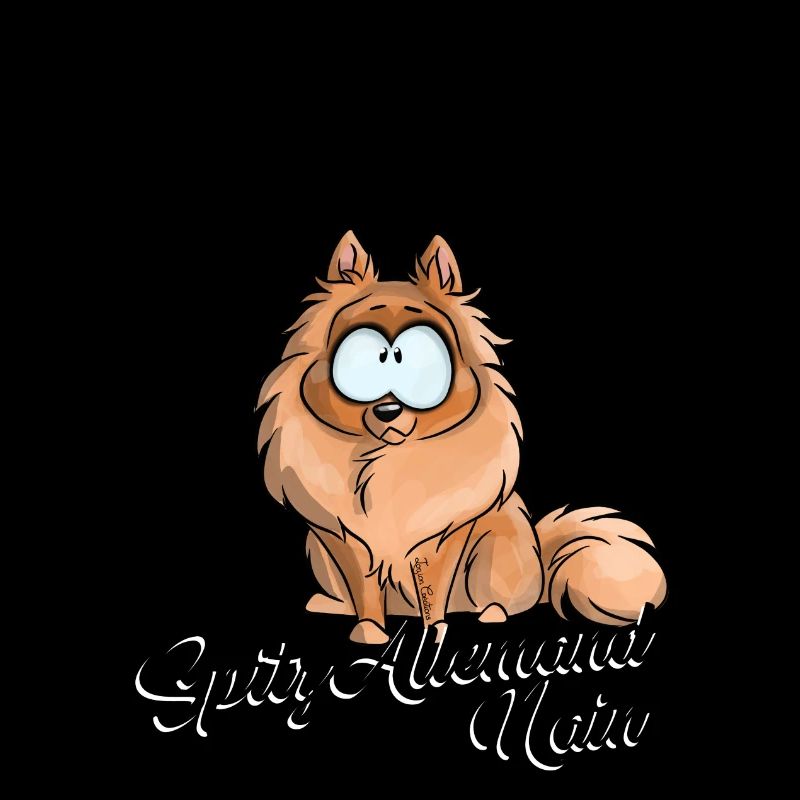 Ich bin Deutscher Spitz Schwarzer Zwerg