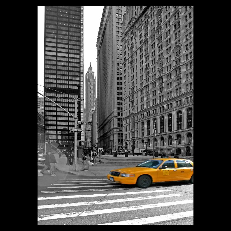 NYC Yellow Cabs Trinity Place