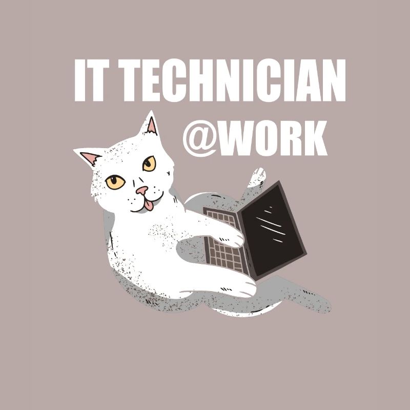 IT Technician Cat Programmer Techie