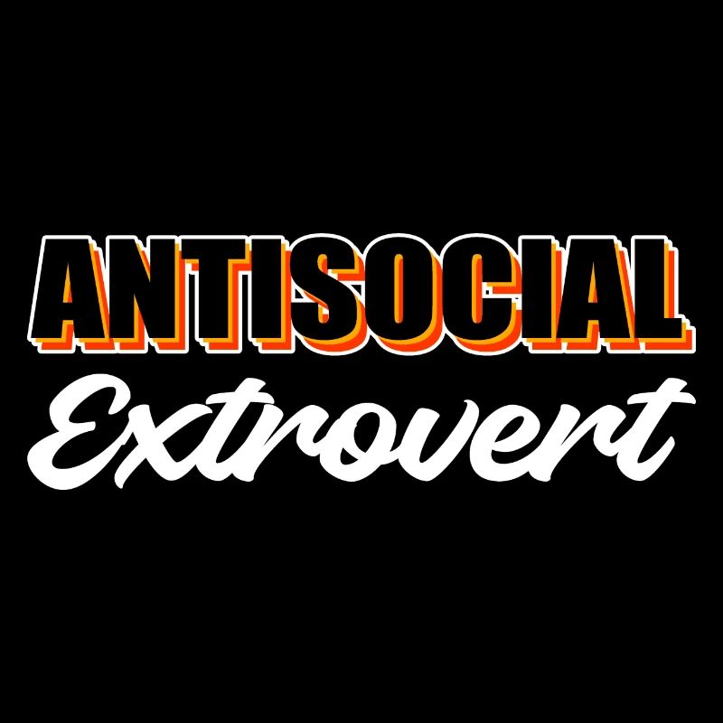 Antisoziale Extrovertierer Freundliche Person Gift