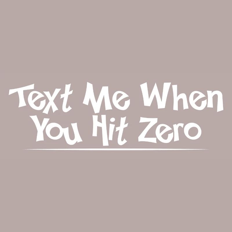 Envoyez-moi un texto lorsque vous atteignez zéro 4