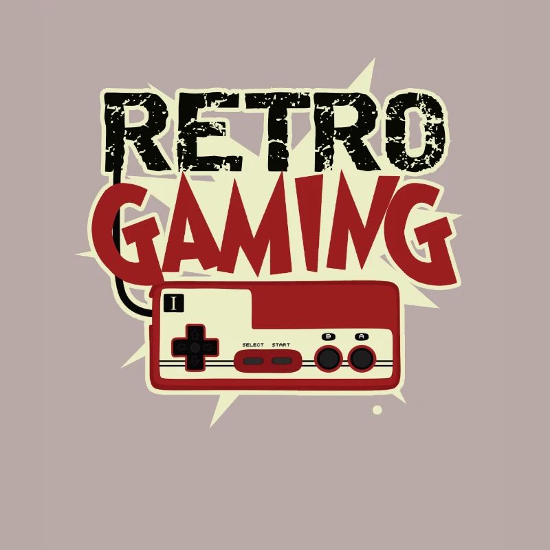 Retro gaming game console controller