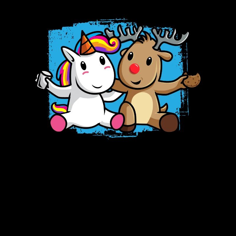 Einhorn Rentier Freundschaft